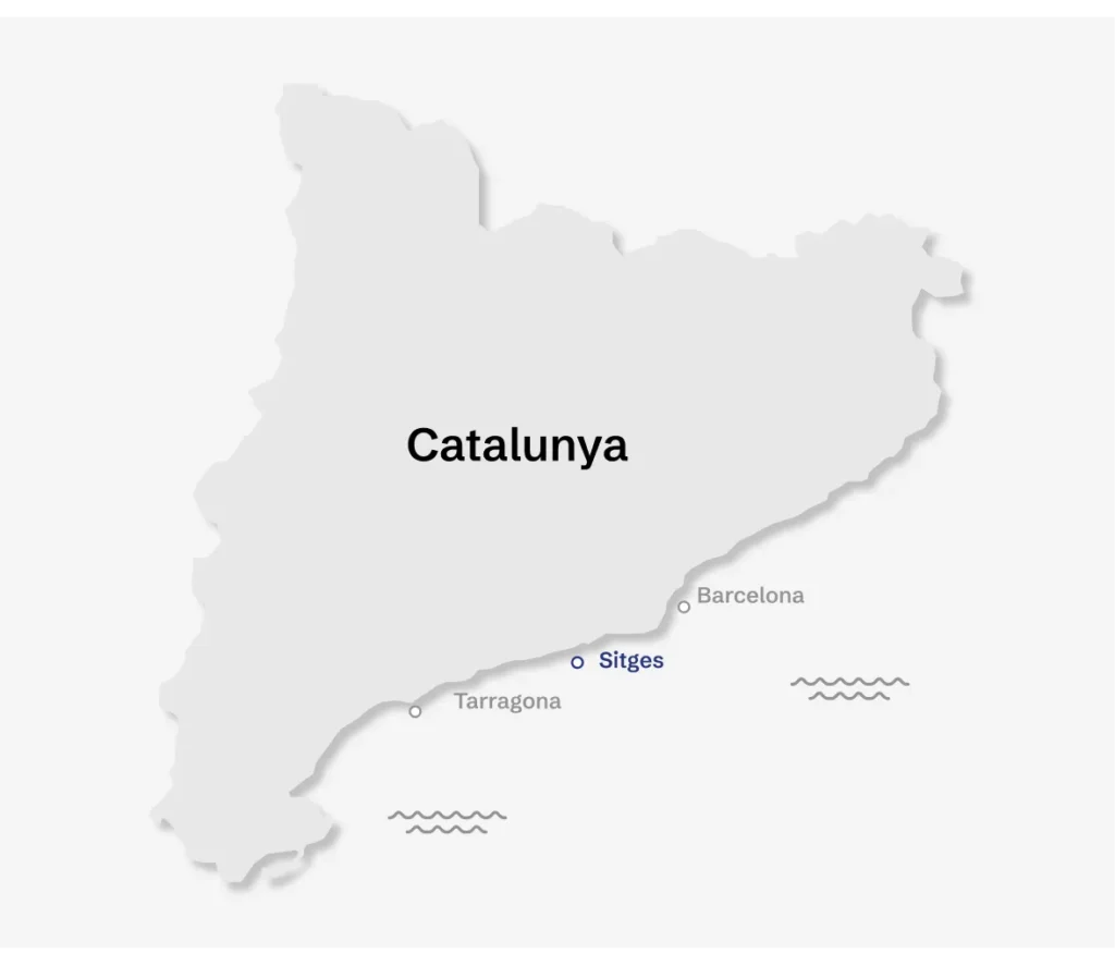 Sitges localización