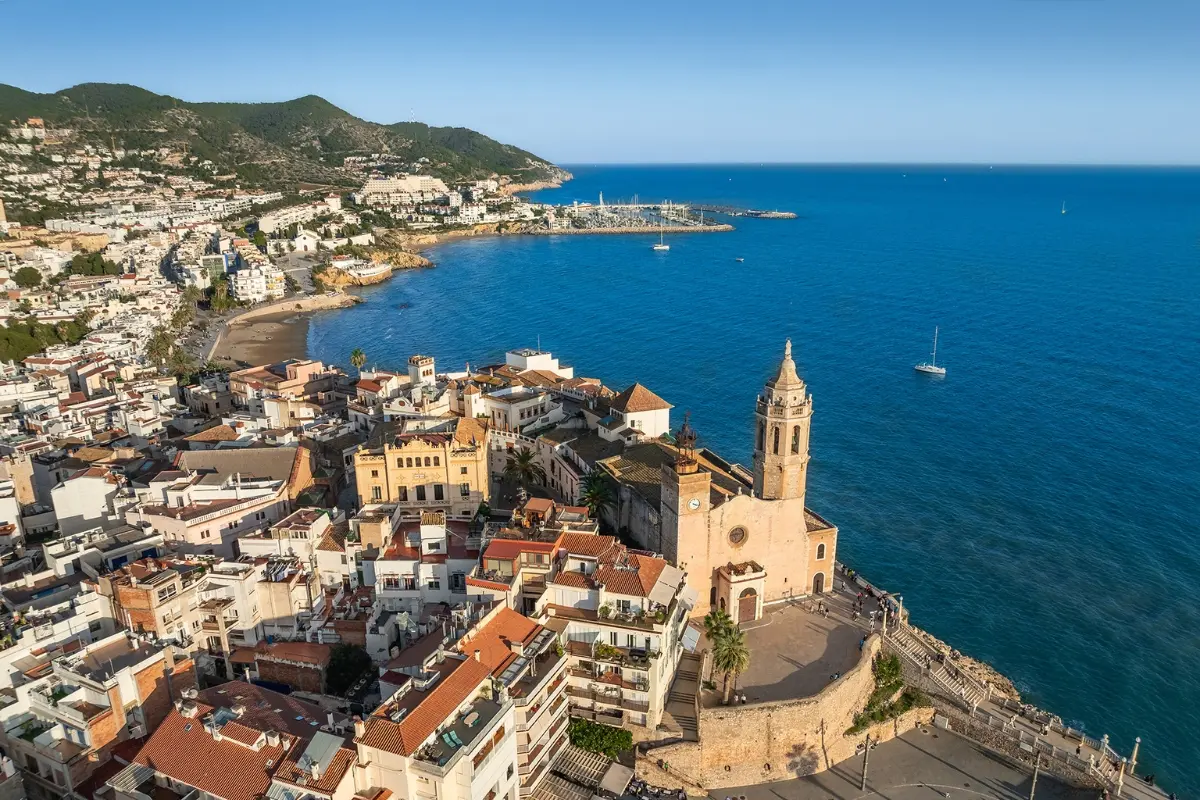 Vista aérea de Sitges