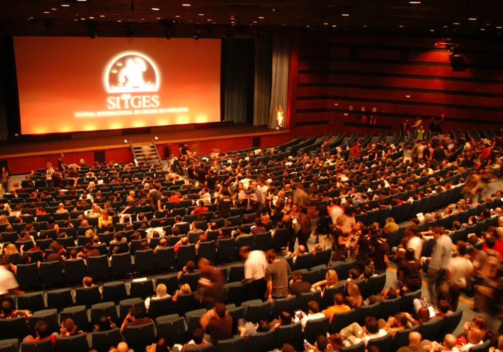 Packed cinema hall during the Sitges International Film Festival